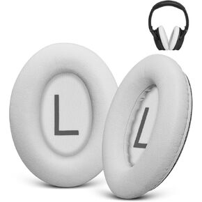 Ear Pads Replacement for Bose QuietComfort 45 (QC45) - GEVO Earpad Cushions for QuietComfort SE (QC SE) Wireless Over-Ear Headphones with Premium Protein Leather Noise Isolation Memory Foam (Black)