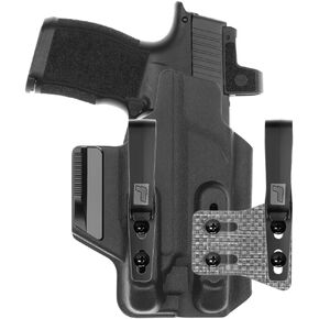 Tulster IWB ARC Kydex Holster in Right Hand fits: Sig Sauer P365XL / P365 w/TLR-7 Sub/HLX Light | Optic Compatible Light Bearing Inside The Waistband Appendix Concealed Carry