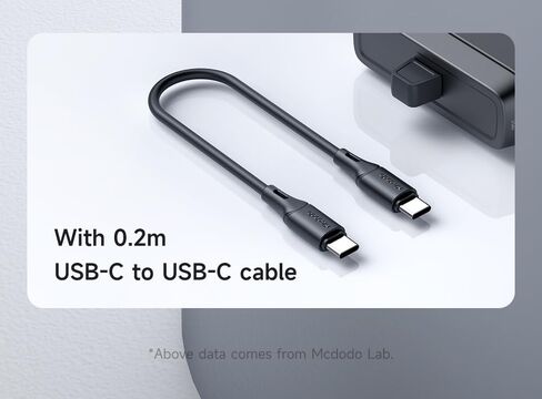 McDodo 5000mAh Portable Charger Power Bank [USB-C Connector] ، ​​20W PD Fast Charging Small Power Bank Mini & Lightweight Phone Charger Pack For iPhone 16 15 Pro/Promax/Plus (لـ USB-C) in Saudi Arabia