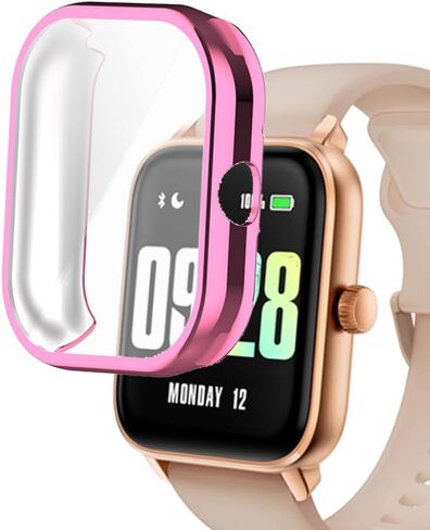 مشاهدة الحالات المتوافقة مع KeepOnfit IDW21 1.85 "Smart Watch ، علبة TPU مع واقي الشاشة ، حماية الجسم وشاشة in Kuwait