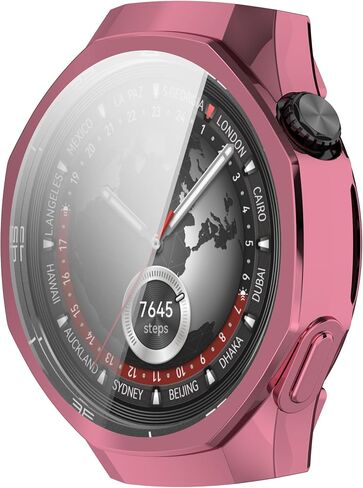 BabyValley Screen Protector Case Compatible for Huawei Watch GT5 Pro 46mm,Soft TPU Plated Flexible Overall Protective Replacment Accessories for Huawei Watch GT5 Pro 46mm Smartwatch (6corlors) in Kuwait