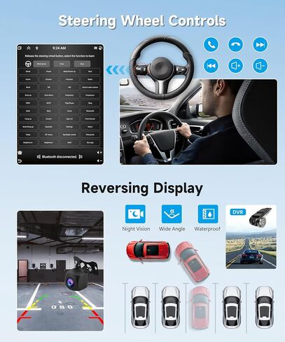 for Honda Accord 2003 2004 2005 2006 2007 Android Car Radio Stereo, Wireless Carplay Android Auto 9.7" Touch Screen Bluetooth Car Audio Receiver Support GPS WiFi Backup Camera FM/RDS HiFi SWC in Saudi Arabia