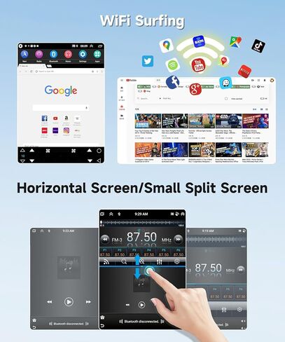 for Honda Accord 2003 2004 2005 2006 2007 Android Car Radio Stereo, Wireless Carplay Android Auto 9.7" Touch Screen Bluetooth Car Audio Receiver Support GPS WiFi Backup Camera FM/RDS HiFi SWC in Saudi Arabia
