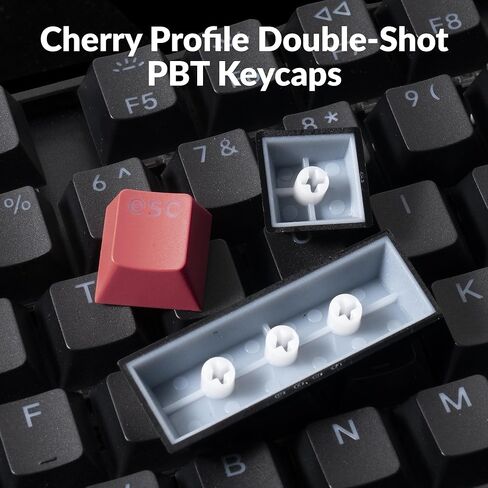 Keychron K8 الإصدار 2 لوحة المفاتيح الميكانيكية اللاسلكية TKL ، QMK/Launcher Bluetooth 5.2/Wired ، RGB Backlit Sheer-shourge Kears ، Super Red Switch Windows Linux (Hot-swappable) in Kuwait