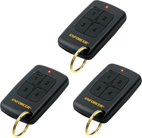 Seco-Larm SK-919T4-GNQ Pack of 3 Enforcer Pendant RF Transmitters; 4-Buttons, 15-Channels; Over 68 Billion Possible Codes; Operates up to 500ft; Anti-scan Protection; IP66 Weatherproof in Saudi Arabia