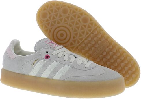 adidas Sambae Womens Shoes (Off White Green, 9) in Saudi Arabia