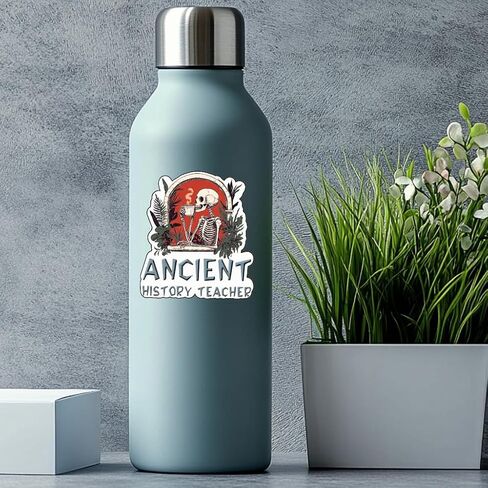Ancient Rome History Stickers: 50pcs Decals for Laptops, Water Bottles, Scrapbooks, and Journals - Featuring Famous Figures, Iconic Quotes, and Landmarks - an Ideal Gift for History Lovers in Kuwait