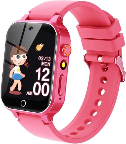 Kids Smart Watch Girls Girls for Girl تتراوح أعمارهم بين 6-12 عامًا ، HD Touch Screenen Kids Watch مع 26 لعبة فيديو Camera Music Music Audiostory Audiostory Toys Toys Toys Higds for Girls Ages 5 6 7 8 9 in Kuwait