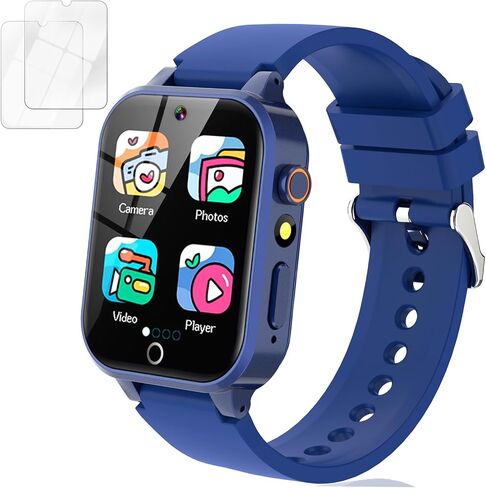 Kids Smart Watch Girls Girls for Girl تتراوح أعمارهم بين 6-12 عامًا ، HD Touch Screenen Kids Watch مع 26 لعبة فيديو Camera Music Music Audiostory Audiostory Toys Toys Toys Higds for Girls Ages 5 6 7 8 9 in Kuwait