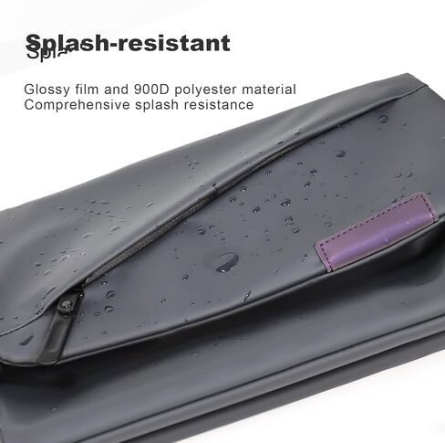 حقيبة كروس بمحفظة للتنقل، مقاومة للماء، 12 × 8 × 3 بوصة (شامبانيا) in Kuwait