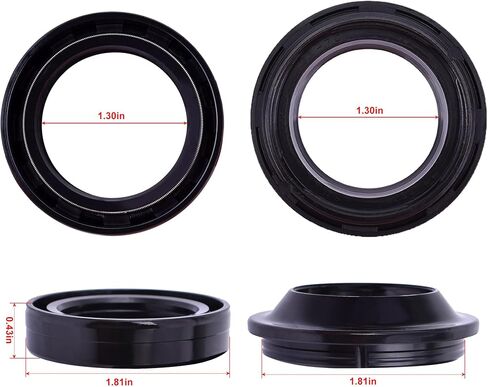 41 mm Front Fork Seal kit 41x53x8/10.5 mm NBR Fit for Suzuki for Burgman 400 AN400 for GSF650 Bandit for Gladius 650 GSX 650F for Intruder 800 for Yamaha Majesty 400 YP400 MT07 XVS 950 1100 1300 A in Saudi Arabia