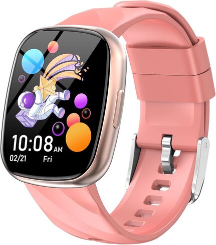 Smart Watch for Kids Fitness Activity Tracker للفتيات الفتيات ، مقاوم للماء ، ألعاب ألغاز ، موسيقى إنذار ، وضع رياضة ، معدل ضربات القلب ، نوم ، عداد الخطى ، هدية عيد ميلاد الأطفال الذكية للشباب ، الأزرق in Kuwait