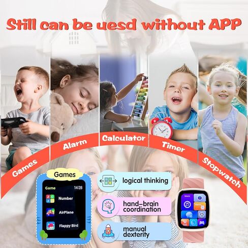 Smart Watch for Kids Fitness Activity Tracker للفتيات الفتيات ، مقاوم للماء ، ألعاب ألغاز ، موسيقى إنذار ، وضع رياضة ، معدل ضربات القلب ، نوم ، عداد الخطى ، هدية عيد ميلاد الأطفال الذكية للشباب ، الأزرق in Kuwait