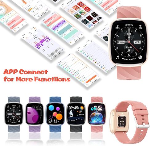 Smart Watch for Kids Fitness Activity Tracker للفتيات الفتيات ، مقاوم للماء ، ألعاب ألغاز ، موسيقى إنذار ، وضع رياضة ، معدل ضربات القلب ، نوم ، عداد الخطى ، هدية عيد ميلاد الأطفال الذكية للشباب ، الأزرق in Kuwait