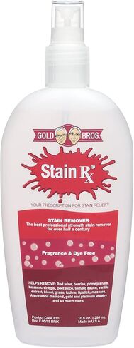 Stain Remover, Effectively Eliminates Stains from Wine, Berries & Blood on Fabrics, Carpets, Upholstery & Jewelry, Dye-Free, Bleach-Free, Made in USA, 2 fl. oz. (6 Pack) with a Flip-Top Cap in Kuwait
