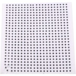 Wbestexercises Jig Eyes 3D,5mm Lure Eyes,Lures Eyes,500pcs 3/4/5mm Holographic Fishing Lure, 3D Fish Eyes Fly Tying Crafts Jig for DIY Lure Baits Making(5mm-Silver)