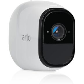 Arlo Pro 2 VMC4030P-100NAR Wireless Home Security Camera, Rechargeable, Night Vision, Indoor/Outdoor, 1080p, 2-Way Audio, Wall Mount, Add-On Camera, White (Renewed)