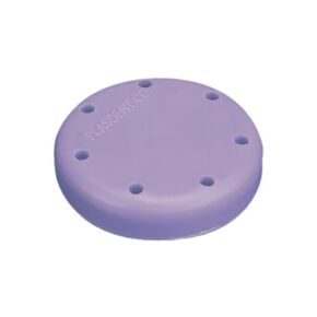 Plasdent 400BSS-10PS Magnetic Dental Bur Block 7-Hole Small Round Lilac