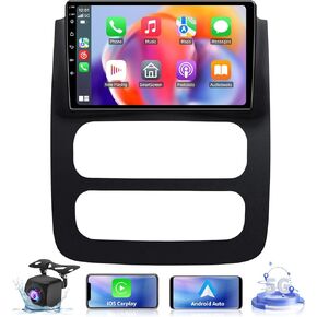 4GB+32GB Upgrade Car Stereo Radio for Dodge Ram 1500 2500 3500 2002 2003 2004 2005 - Wireless Carplay and Android Auto GPS Navigation - 9.2 inch Touchscreen Bluetooth RDS FM SWC 5GWIFI Backup Camera