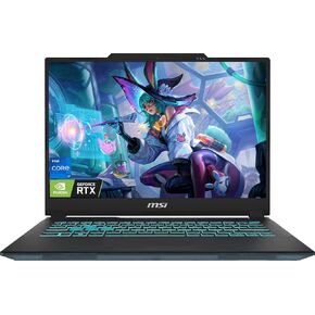 MSI Cyborg 14 Gaming Laptop, 14" 144Hz FHD IPS Display, 10-Core Intel Core i7-13620H, NVIDIA GeForce RTX 4060, 32GB DDR5 RAM, 1TB PCIe SSD, Backlit Keyboard, HDMI, USB-C, Win 11 P, w/BWE Accessories