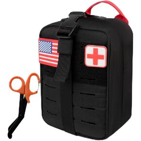 حقيبة الإسعافات الأولية Molle Medical Pouch التكتيكية سعة كبيرة IFAK Pouch HSA FSA مجموعة البقاء المؤهلة للتخييم أو تصحيح سيارتك العالمي في الولايات المتحدة