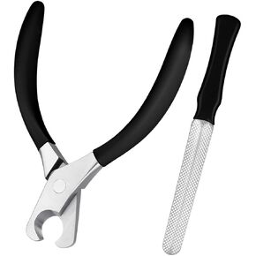 Professional Pet Nail Clippers for Dogs Cats, Sharp Wide Opening Dog Nail Clippers for Large Medium Small Dogs, Cat Dog Nail Trimmers with Comfort Non-Slip Handle and Nail File