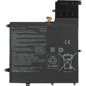 C21N1706 Laptop Battery Compatible with Asus ZenBook Flip S UX370 UX370U UX370UA UX370UAF UX370UAR UX370F UX370UA-C4207T UX370UA-C4283T-OSS UX370UA-C4238T UX370UA-C4241T Series(7.7V 39Wh)