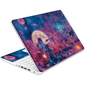 Laptop Skin Decal HP 14" - Astronaut, Laptop Cover Sticker, No Cutting Required, No Bubble, Waterproof, Scratch Resistant - Including Wide Screen and Wrist Pad