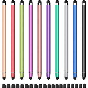 Stylus Pen for Touchscreen,2 in 1 High Precision and Sensitivity Stylus Pen,Stylus Pen for iPad/iPhone/Android/Samsung Smartphone and Tablets,Compatible with All Touch Screens(10 Colors Stylus)