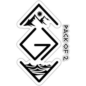 God is Greater Than The Highs and Lows Sticker–Vinyl Decal for Laptop–Waterproof for Waterbottle–Indoor & Outdoor Sticker for Window–Easy Use for Car, Van & Bike - TI-396