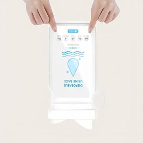 12/24 PCS Pee Bags for Travel for Women/Men, one-hand hold，700ML Emergency Portable Urinal Bag and Vomit Bags, Unisex Urinal Bag Vomit Bag for Camping, Traffic Jams, Pregnant, Patient, Kids
