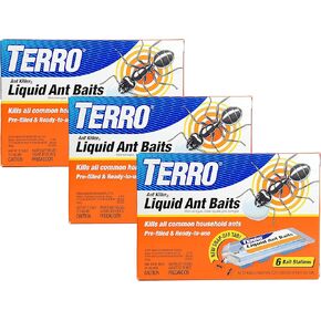 TERRO T300B Liquid Ant Killer, 12 Bait Stations