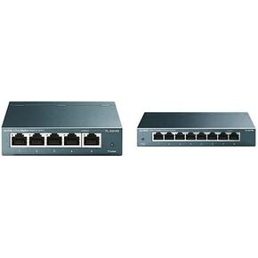 TP-Link 5 Port Gigabit Ethernet Network Switch (TL-SG105) & 8 Port Gigabit Ethernet Network Switch (TL-SG108)