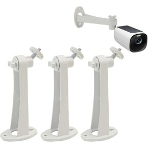 3Pack Extremely Long 6 inches Camera Mount Compatible with eufyCam 2C/2C Pro, 3C/S300, 3/S330, Also for SoloCam S220/C210, Adjustable Wall Mount Brackets Indoor/Outdoor - White