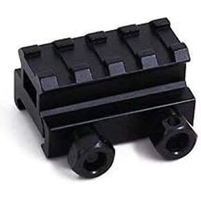 360 TACTICAL 3/4" Riser 4-Slot Low See-Thru Riser Weaver Picatinny Rail Scope Mount Rail
