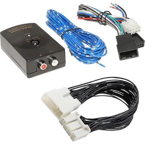 NuIth Add an Amplifier Subwoofer Adapter Interface to Factory OEM Car Radio + 28 Pin Head Unit Wiring Harness AdapterSelect for Select Toyota Vehicles