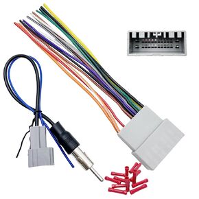 24Pin Car Radio Wiring Harness for Honda 2013-2020 with Radio Antenna Adapter Aftermarket Car Stereo Wiring Harness Connector for Accord Civic CR-V Odyssey Fit Car Stereo Radio Wiring Harness Cable