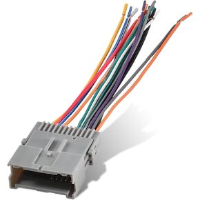 Pack-1 Stereo Wiring Harness, Audio Tuning Pigtail Connector Plug, Stereo Wiring Harness Replacement, Compatible with Buick, Chevrolet, GMS, Pontiac, Suzuki Vitara Some Models (Gray)