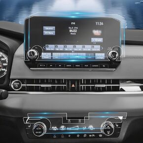 2025 Outlander Screen Protector for 2025 Outlander PHEV Accessories for 2025 Outlander PHEV SE/Ralliar/SEL/SEL Black Edition/SEL Platinum Edition 9-in Navigation Climate Control Protective Film 4Pack