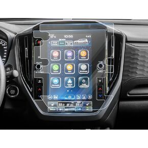 Karltys 2 Pack Screen Protector for 2025 Subaru Forester (Touring/Limited/Sport/Premium) 11.6-Inch Touchscreen, Anti Glare Clear Tempered Glass, 2025 Forester Accessories Navigation Protective Film