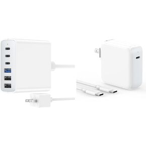70W USB C Charger Bundle with 100W 6 Ports Charging Station