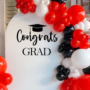 Graduation Decal Sign for Backdrop, Congrats Grad Sign Graduation Stickers 2025 Congratulations Grad Vinyl Sign for Backdrop Congrats Grad Decal 2025