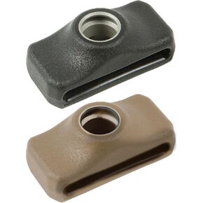 Blue Force Gear Molded Burnsed Socket | Machined Aluminum, Molded Polymer | 1 inch to 1.25 inch Webbing
