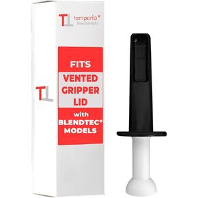 Tamper Fits Blendtec blenders- Hassle-Free Blending - FITS BLENDTEC's VENTED GRIPPER LID - BPA FREE - PATENTED