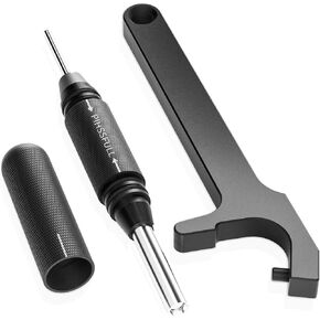 2-in-1 Tool Kit for Glock with Front Sight Remove,Magazine Disassembly,Pin Punch Tools for Glocks 19 19x 17 26 27 43 43x Accessories
