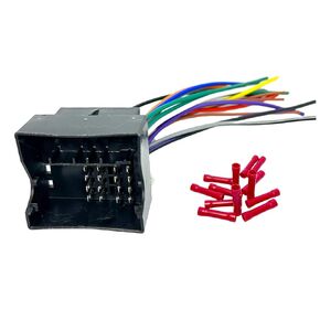 16Pin Car Radio Wiring Harness Compatible with Mercedes-Benz 2003-2010 Volkswagen 1999-2015 Audi 2002-2011 Aftermarket Stereo Harness Adapter for Sprinter Beetle Stereo Radio Wiring Connector