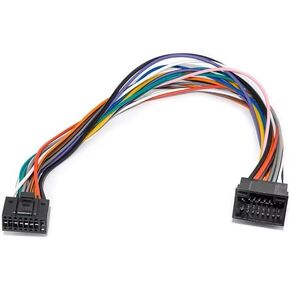 Android Navigation 16Pin Car Stereo Radio ISO Wire Harness Power Wire Extension Wire 60cm Cable for Android Player