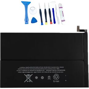 A1512 A1489 Battery Compatible with iPad Mini 2 A1489 A1490 A1491 & iPad Mini 3 A1599 A1600 A1601 3.75V 6471mAh 24.3Whr with Installation Tools