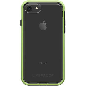 OtterBox LifeProof SLAM SERIES Case for iPhone SE (3rd and 2nd gen) and iPhone 8/7 - Retail Packaging - NIGHT FLASH (CLEAR/LIME/BLACK)
