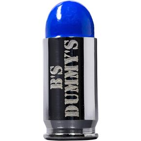 B's Dry Fire Snap Caps - A.K.A. B's Dummy's - Dummy 380 Auto Training Caps (7 Pack) (Blue Nickel)
